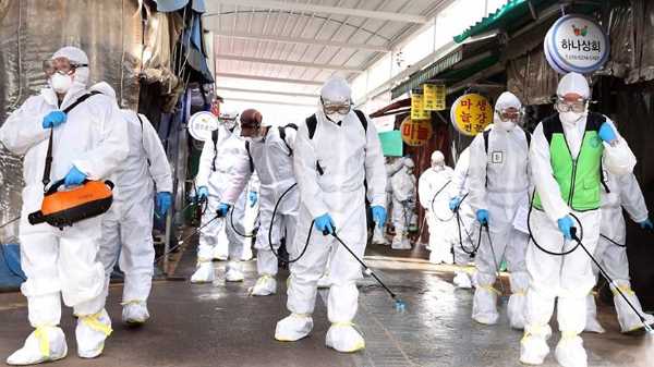 दक्षिण कोरिया में कोरोना के 20,084 नए मामले